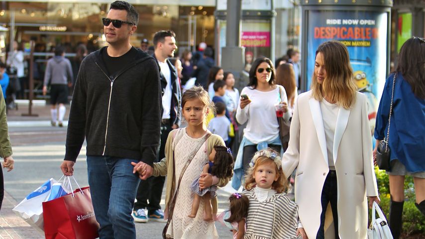 Jessica Alba, Honor Marie Warren, Haven Garner Warren und Cash Warren