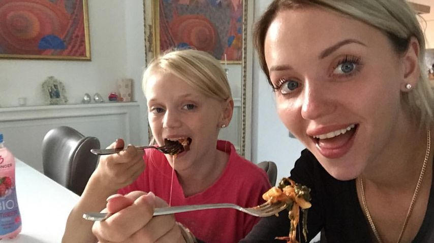 Cathy Lugner und ihre Tochter Léonie