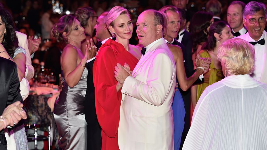 Fürstin Charlène und Albert II von Monaco