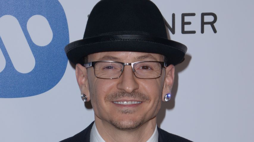 Chester Bennington bei einer Grammy-Party im Februar 2017
