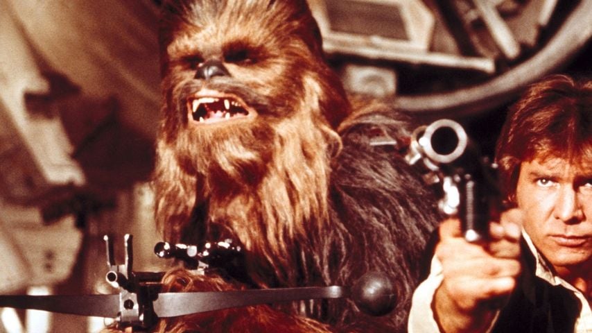 Chewbacca und Harrison Ford in "Star Wars"