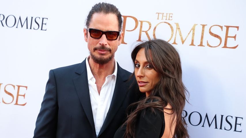 Chris Cornell und Vicky Karayiannis 2017 in Los Angeles
