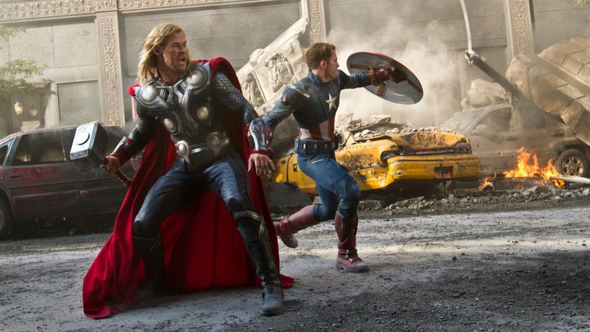 Chris Hemsworth und Chris Evans