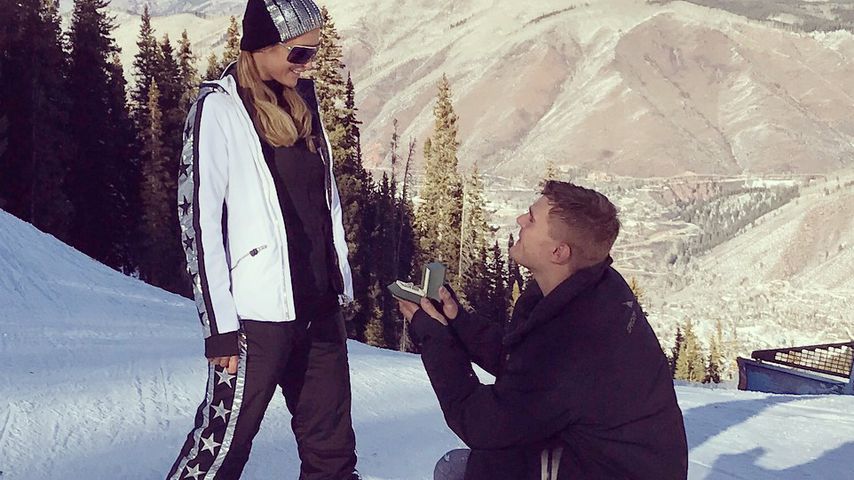 Paris Hilton und Chris Zylka bei ihrer Verlobung