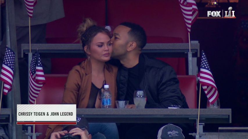 Chrissy Teigen und John Legend in Houston