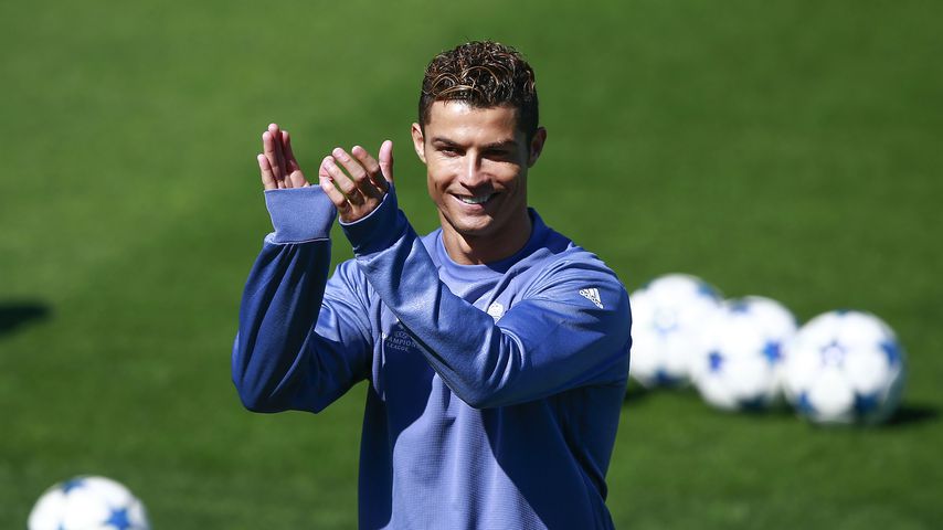 Christiano Ronaldo beim Training für das Champions League-Halbfinale