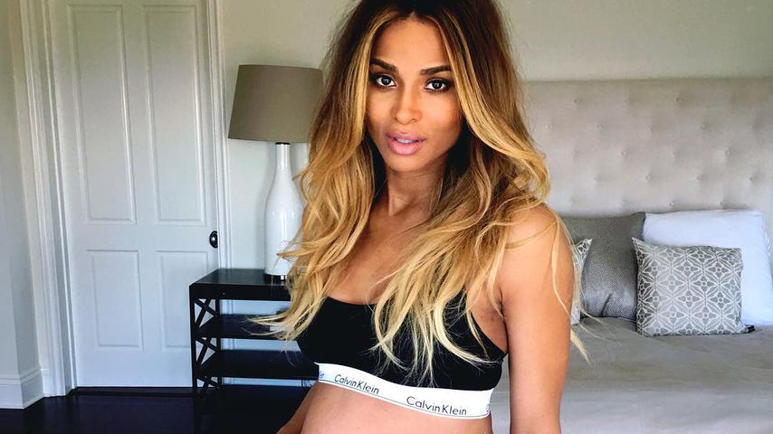 Ciara mit Baby-Bauch