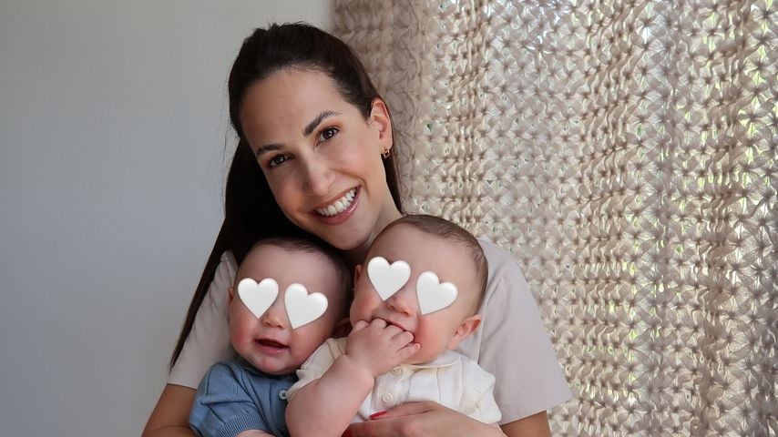 Clea-Lacy Juhn feiert den ersten Geburtstag ihrer Zwillinge