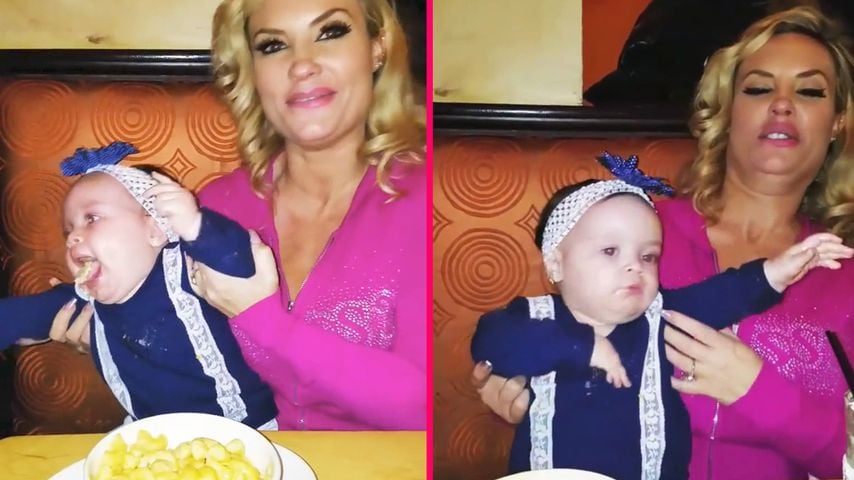 Im Käserausch: So matschig isst Cocos Baby Chanel Makkaroni