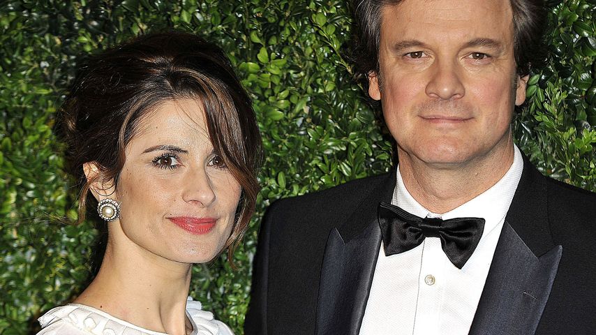 Colin Firth mit seiner Frau Livia