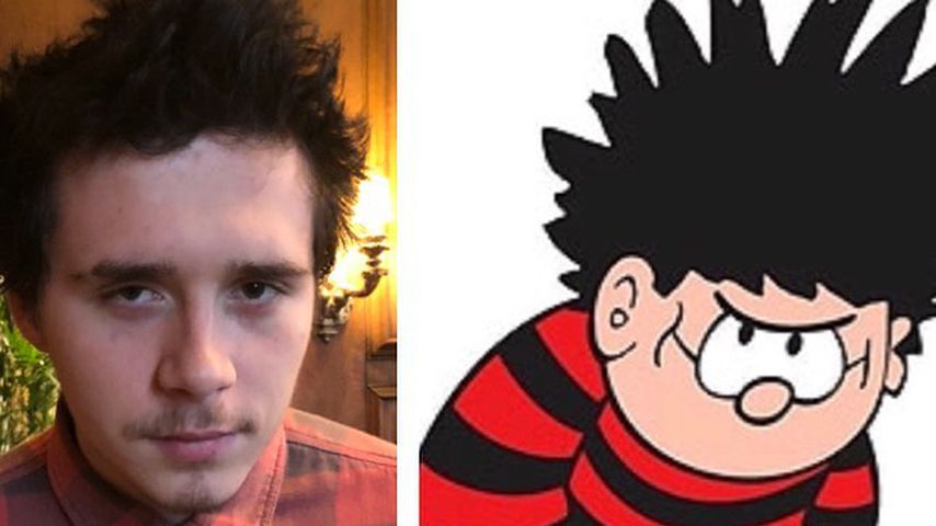 Brooklyn Beckham und Comicfigur Dennis the Menace