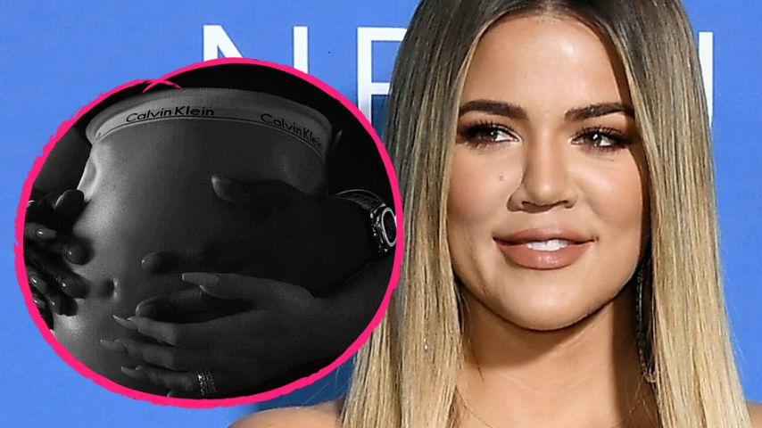 Da ist er ja endlich! Khloe Kardashian zeigt Baby-Bauch