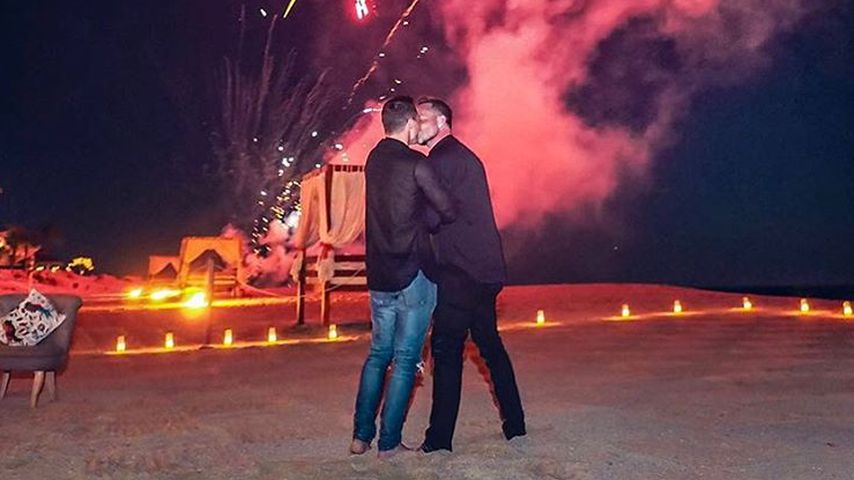 Colton Haynes und sein Verlobter Jeff Leatham