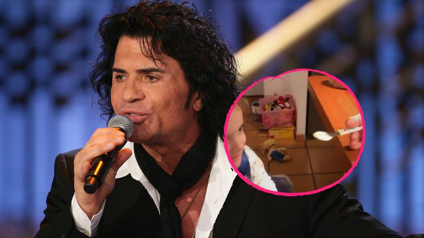 Bilderbuch-Opa Costa Cordalis: HIER füttert er Klein-Sophia!