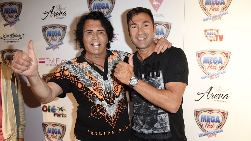 Costa und Lucas Cordalis bei dem Megapark-Opening auf Mallorca