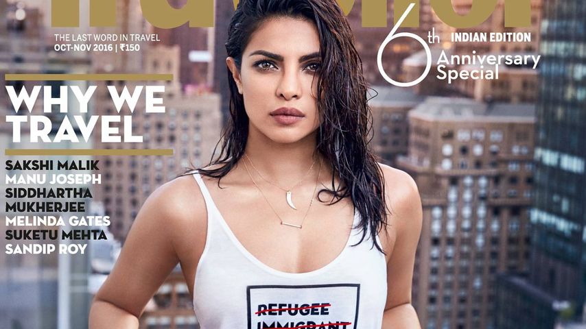 Schauspielerin Priyanka Chopra auf dem Cover von "Condé Nast Traveller"