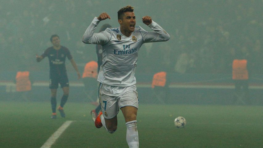 Cristiano Ronaldo jubelt nach Tor beim Champions-League-Spiel in Paris