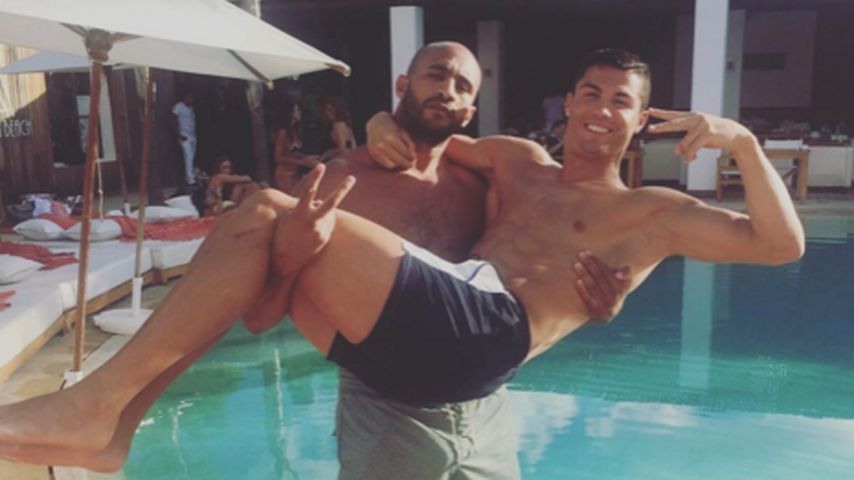Cristiano Ronaldo und der Boxer Badr Hari