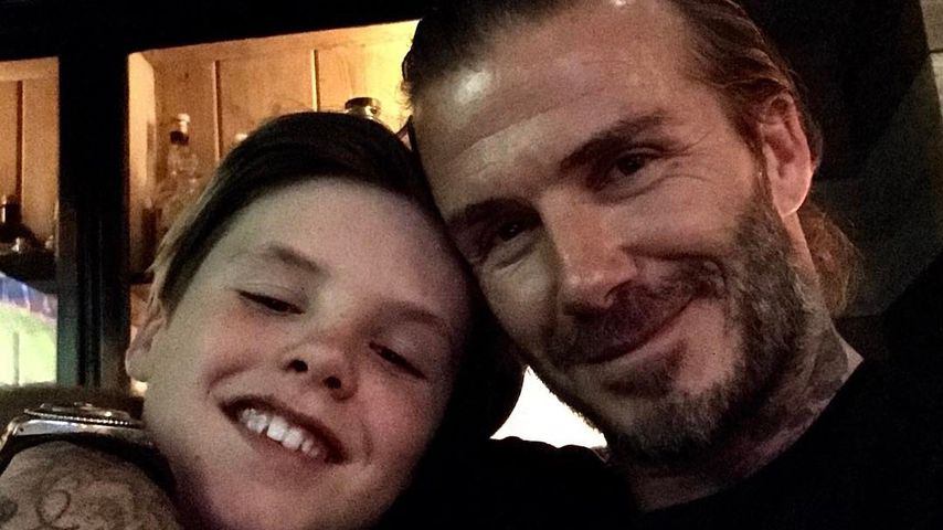 Cruz Beckham mit Papa David