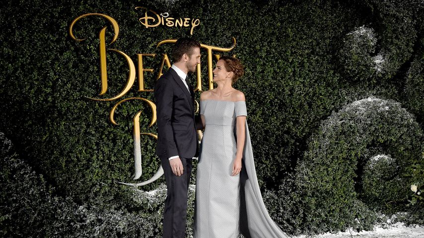 Dan Stevens und Emma Watson 2017 in London
