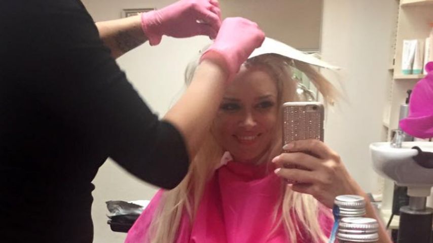Daniela Katzenberger beim Frisör
