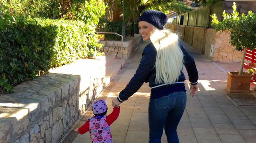 Daniela Katzenberger mit Tochter Sophia auf Mallorca