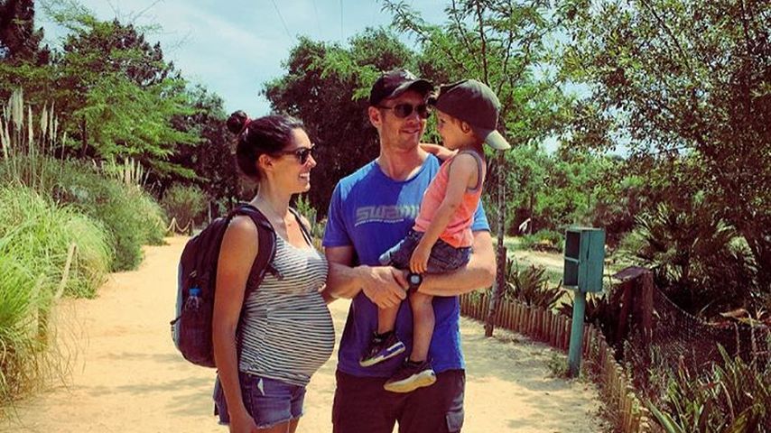 Daniela Ruah mit Ehemann David und Sohn River Isaac