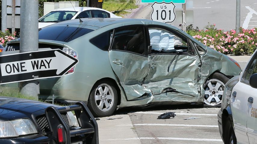 Der andere Unfallwagen bei Kris Jenners Autounfall in Calabasas