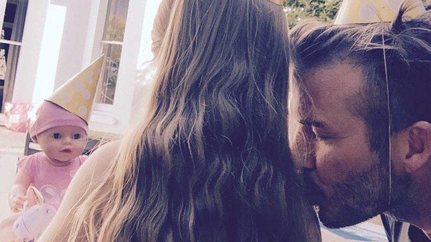 David Beckham und Harper Seven Beckham