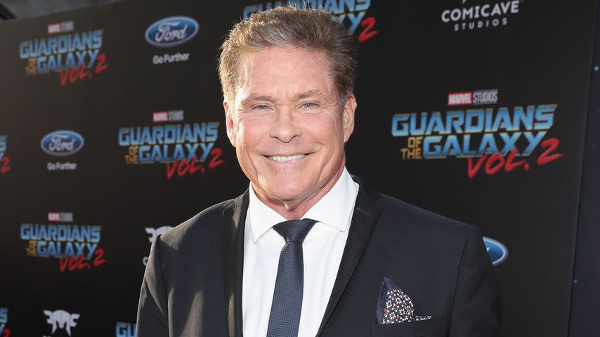 David Hasselhoff auf der "Guardians of the Galaxy Vol. 2"-Premiere in Hollywood