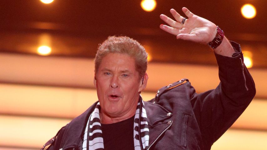 David Hasselhoff bei der deutschen TV-Show "Willkommen bei Carmen Nebel" 2018