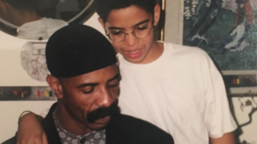 Dennis Graham und sein Sohn Drake mit 11 Jahren
