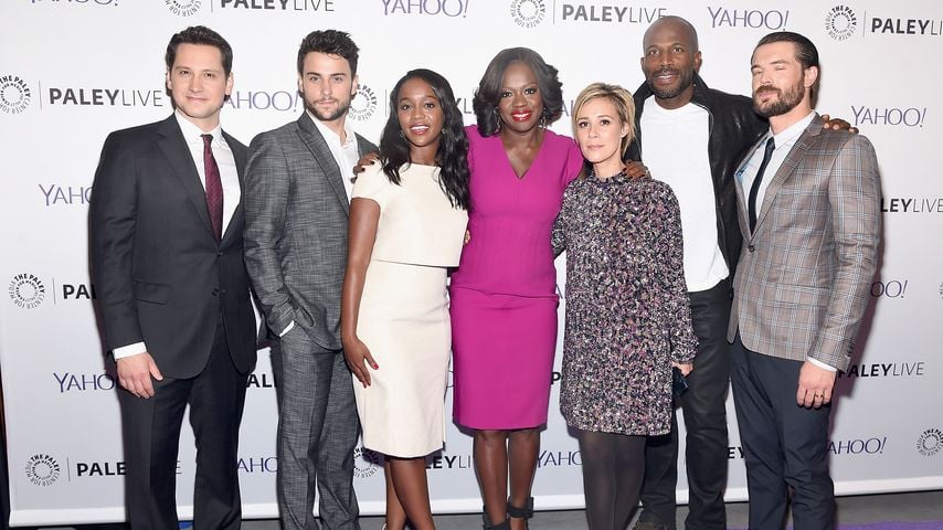 Der Cast von "How to Get Away with Murder" bei einem Pressetermin im November 2015 in New York