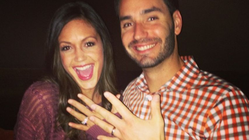 Desiree Hartsock und Chris zeigen ihre Ringe