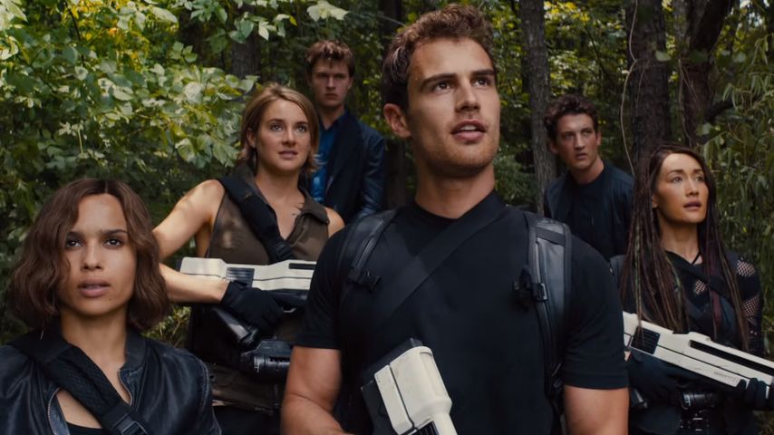 Zoe Kravitz, Shailene Woodley, Ansel Elgort, Miles Teller, Maggie Q und Theo James