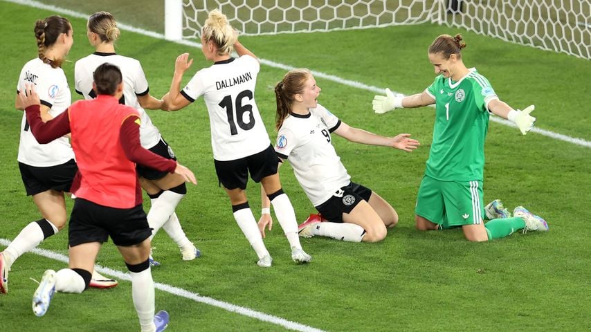 Die deutschen Nationalspielerinnen, Juli 2025