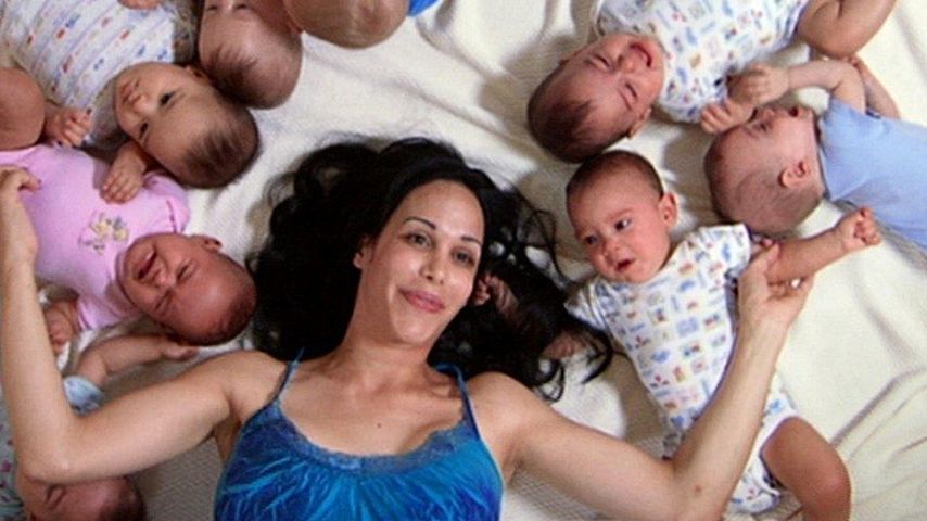 Nadya Suleman mit ihren Achtlingen