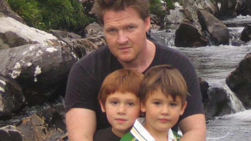 Donal Logue mit seinen beiden Kindern Finn und Jade