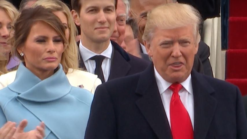 Donald Trump und Melania Trump bei der Amtseinführung