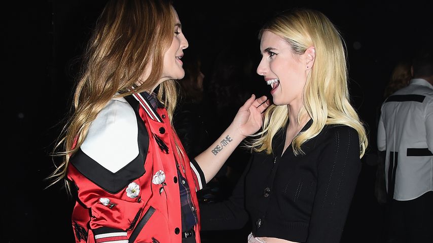Schauspielerinnen Drew Barrymore und Emma Roberts