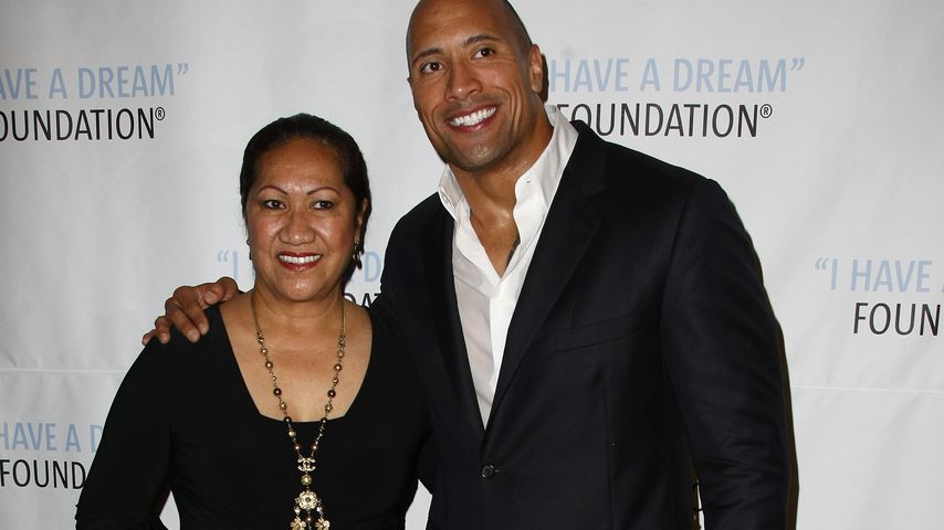 Dwayne "The Rock" Johnson mit seiner Mutter Ata