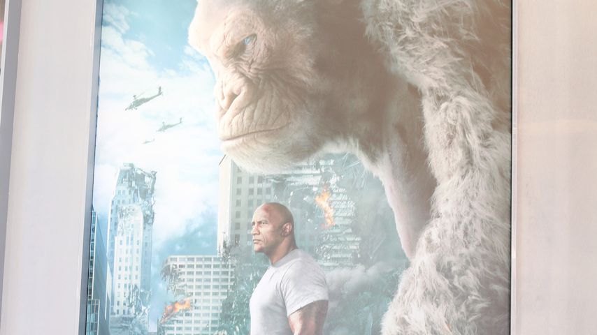 Dwayne "The Rock" Johnson bei der "Rampage"-Premiere in Los Angeles