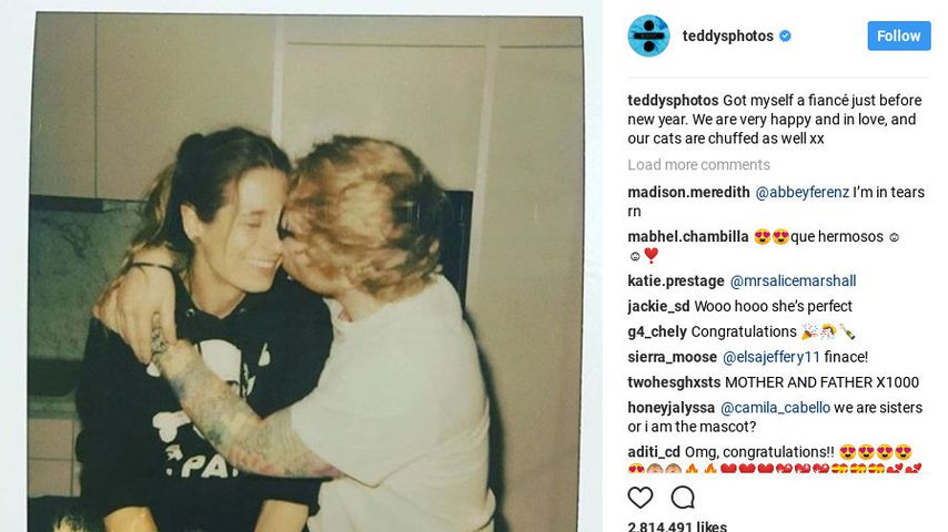 Ed Sheerans Verlobungs-Post