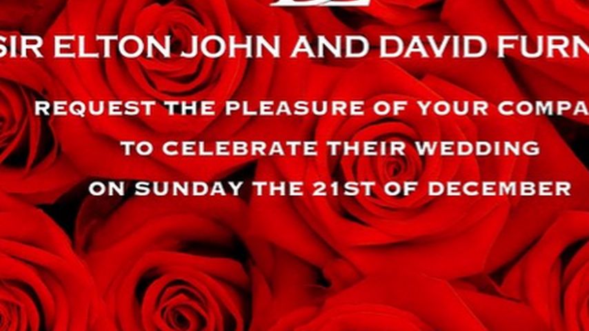 Elton John und David Furnish