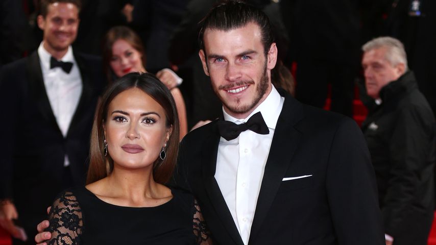 Emma Rhys-Jones und Gareth Bale bei der "James Bond: Spectre"-Premiere