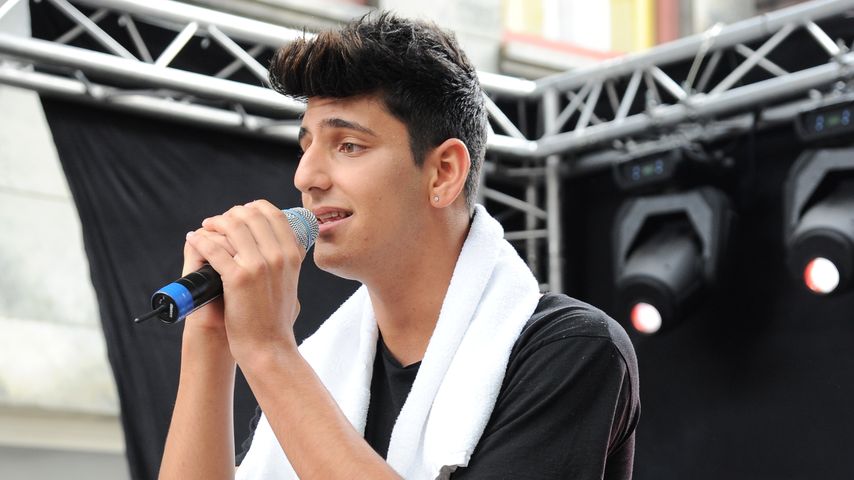 Eren Can Bektas beim RTL-"Unter uns"-Sommerfest