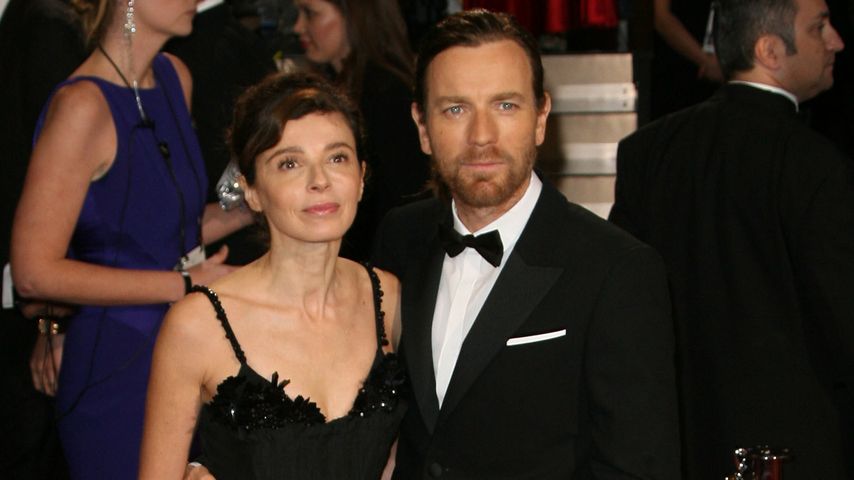 Eve Mavrakis und Ewan McGregor im März 2014 bei der Oscar-Verleihung in in Los Angeles
