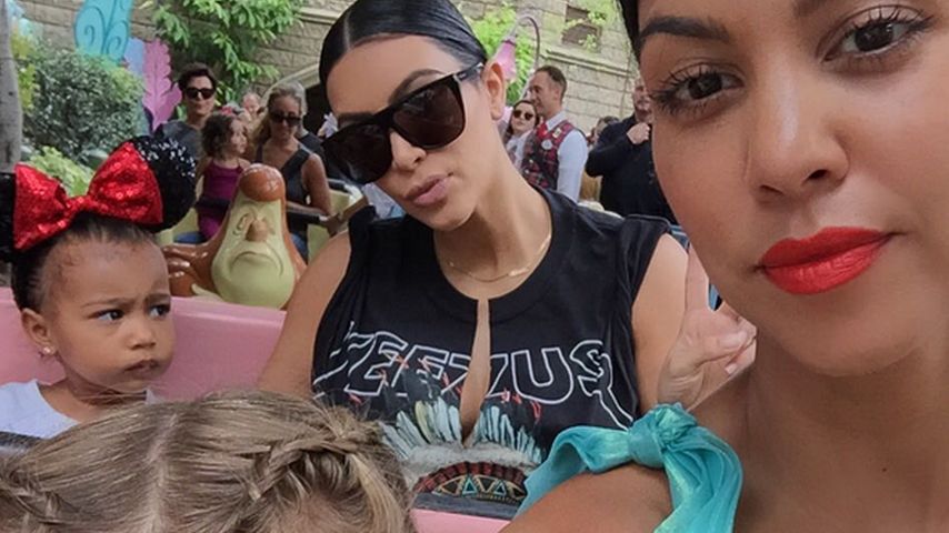 Kim Kardashian, North West, Kourtney Kardashian und Penelope Disick