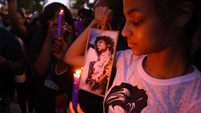 Prince-Fans am Tag seines Todes