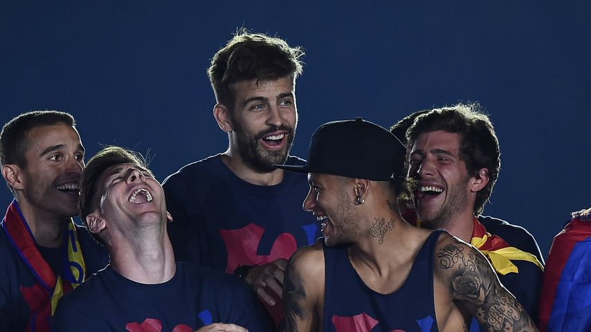 Gerard Piqué, Neymar Jr. und Lionel Messi